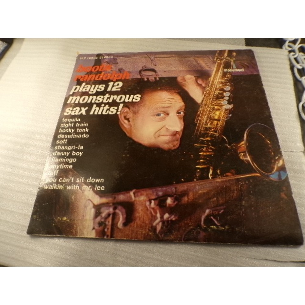 Boots Randolph Plays 12 Monstrous Sax Hits Vinyl LP Monument SLP 18029 Stereo